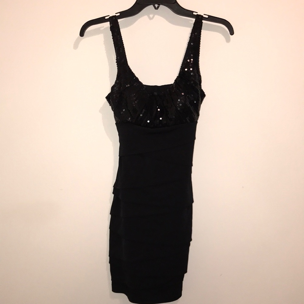 Sexy black dress